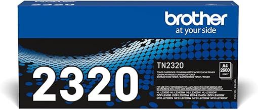 Brother TN-2320 Toner Cartridge, Black, Single Pack, High Yield, Includes 1 x Toner Cartridge, Brother Genuine Supplies