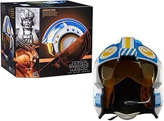 Star Wars The Black Series Carson Teva Premium Electronic Helmet with Advanced LED and Sound Effects, Ages 14 and Up