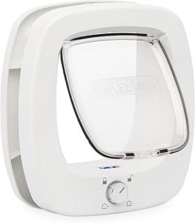 PetSafe Big Cat Flap - Interior and Exterior Pet Door suitable for Cats, Small Dogs and Multi-Pet Households – Push-&-Turn 4-Way Lock gives Extra Security – Soft Close Flap for Added Safety