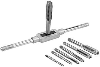 8pcs M3-M12 Tap Wrench Drill Set Hand Tapping Tools Metric Screw Thread Tap Twist Drill Bit Wrench Set