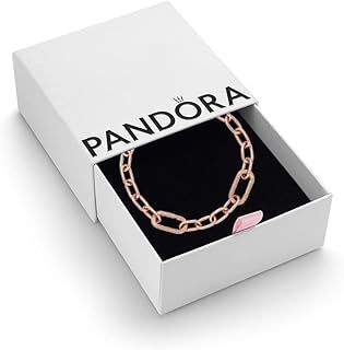 Pandora ME Slim Link Chain Bracelet In 14K Rose Gold-Plated For Medallion Charms