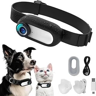 Kestanlora HD 1080P Pet Camera with Video Recording, Mini Wireless Action Camera, Black, 1080p Video Resolution, FHD Display, Pet-Cameras-and-Monitors