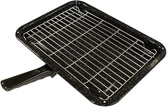 Zinc Products Durable Universal Oven Cooker Grill Pan Rack & Detachable Handle 380 x 280mm