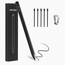 Stylus Pen for Remarkable 2 Tablet Kindle Scribe - 5 Pen Tips, Digital Handwriting Marker with Palm Rejection, Tilt Support, Pressure Sensitive Functions, Black