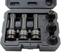 US PRO Industrial 1379 M14 M16 M18 Spline Bit Sockets