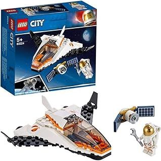 LEGO 60224 City Satellite Service Mission Mini Space Shuttle Toy inspired by NASA