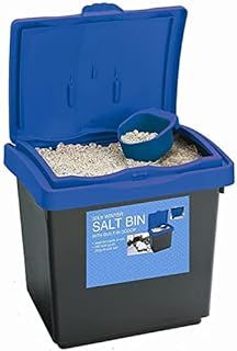 30Ltr Rock Salt Storage Bin Grit Spreading Plastic Box Container with Scoop (1)