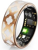 findtime Smart Ring Heart Rate Monitor Sleep Tracker Blood Pressure Ring Blood Oxygen Fitness Tracker Pedometer Step Counter Calories Fitness Ring Waterproof Health Smart Rings for Women Ladies