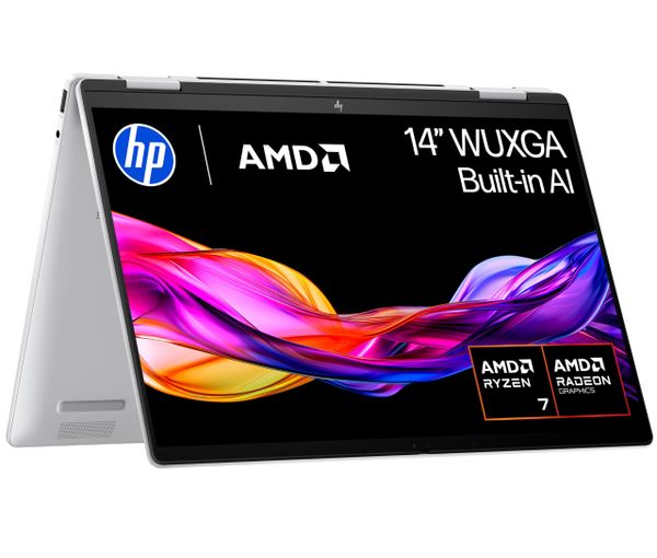 HP Envy x360 14" 2in1 Laptop, AMD Ryzen 7 8840HS Processor, AI Enhanced, 16 GB RAM, 1TB SSD, AMD Radeon Graphics, WUXGA IPS Touchscreen, Up to 14hrs 45 battery, Win 11, Glacier Silver, 14-fa0000sa