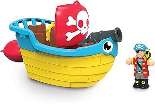 WOW Toys Pip the Pirate Ship,Blue/Yellow/Red/Brown,Small