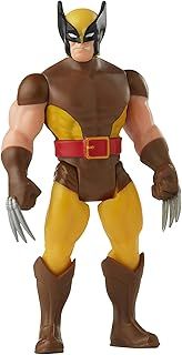 Marvel Hasbro Legends Series 9.5 cm Retro 375 Collection Wolverine Action Figure Toy, Multicolor, F3810