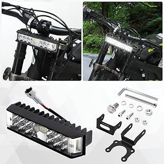 Headlight Kit, Plug N Play Light Bar Headlight for Sur Ron Segway with Headlamp Mount Bracket, Powersports Head Lamp Bulbs & Assemblies for Sur Ron Segway (Without Switch)