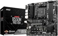MSI B550M PRO-VDH Motherboard M-ATX - Supports AMD Ryzen 3rd Gen Processors, AM4, DDR4 Boost (4400MHz/OC), 1 x PCIe 4.0/3.0 x16, 1 x M.2 Gen4 x4, 1 x M.2 Gen3 x4, Gigabit LAN