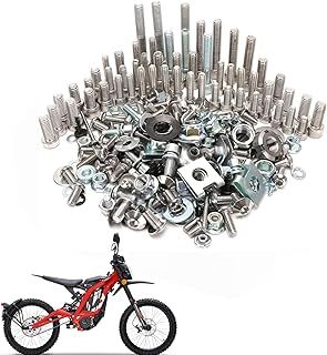Motorbike Screws Kit,Nut Bolts Set Screw Countersunk Bolts Hexagon Socket Mechanical Parts for Surron Sur-Ron Sur Ron Light Bee S/X