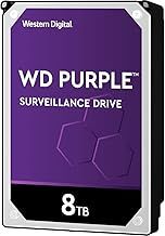 WD Purple 8TB Surveillance 3.5" Internal Hard Drive - AllFrame AI - 360TB/yr, 256MB Cache 7200 RPM Class