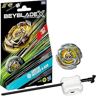 Beyblade X Arrow Wizard 4-80B Starter Pack Top and Launcher