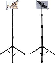 Ipad Tripod Stand, Height Adjustable iPad Stand Floor, Tablet Holder Stand with 360 Degree Rotating Tablet Mount for ipad Pro12.9, iPad Air and Other device Within 9.5-14.5 Inch