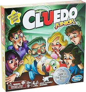 Hasbro Gaming Clue Junior Board Game for Kids Ages 5 and Up, Case of the Broken Toy, Classic Mystery Game for 2-6 Players,4.13 x 26.67 x 26.67 cm