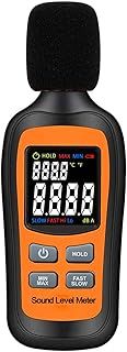 Decibel Meter,Digital Sound Level Meter Portable SPL Meter,35dB to 135dB Temperature Function,Noise Meter with A-Weighted [MAX/MIN Fast/Slow Data Hold], Use for Home, Noisy Neighbor, Factory