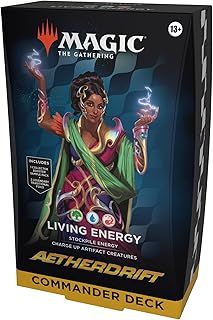 Magic: The Gathering Aetherdrift Commander Deck - Living Energy, Green/Blue/Red