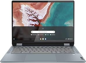 Lenovo IdeaPad Flex 5 14" 2 in 1 Chromebook Plus | 14 Inch Full HD Touch Laptop | Intel Core i3-1215U | 8GB RAM | 256GB SSD| Chrome OS | Stone Blue