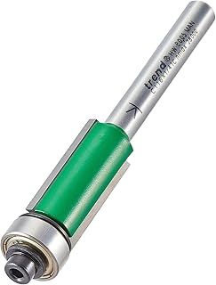 Trend CraftPro Self-Guided Trimmer Router Cutter Bit, 1/4 Inch Shank, 12.7mm Cut Diameter & 25.4mm Cut Length, Tungsten Carbide Tipped, C116X1/4TC