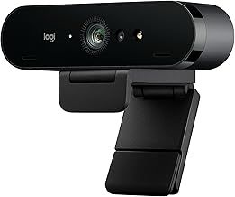 Logitech Brio Ultra HD Webcam for Video Conferencing, Recording and Streaming, 4K