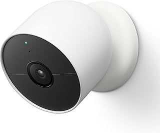 Google G3AL9 Nest Cam (Outdoor / Indoor, Battery) Security Camera - Smart Home WiFi Camera - Wireless, Snow, 1 Count (Pack of 1)