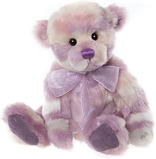 Charlie Bears - Hollyhock | Labyrinth Collection, Fully Jointed, Pastel Teddy Bear, Handmade Teddy Bear, Plush Pink Bear