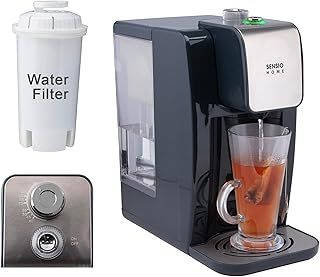 Sensio Home Instant Hot & Ambient Water Dispenser - Integrated Water Filter - Variable Temperature Control - 2.2L - Energy Efficient - 5 Second Boil - Removes Impurities – Grey