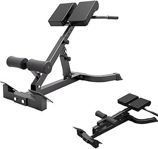 ComMax Hyperextension Roman Chair Back Extension Bench Foldable Fitness Machine for Home GYM Adjustable Waist Abdominal Back Trainer