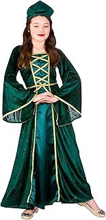Wicked Costumes Girls Medieval Tudor Princess - Kids Fancy Dress Costume