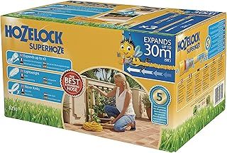 HOZELOCK - Superhoze Expanding Hose 30 m : Flexible Hose, Stretches up to 3x Original Length | With 2 Aquastop Fittings for a Watertight Connection: Ready to Use [8230A1240]