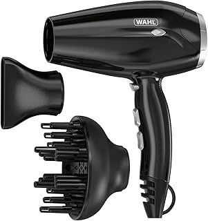 Wahl Power Shine Dryer, Cool Shot Button, 3 Heat and 2 Speed Settings, Adjustable Temperature, Quick Dry Airflow, Fast Drying, Enhance Curls and Waves