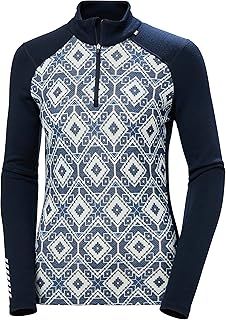 Helly Hansen Damen LIFA Merino Midweight Graphic 1/2 Funktionsshirt
