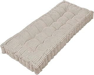 Dibor Garden Furniture Bench Cushion Outdoor Seat Pad Mattress Cushion (Grey Stripe)