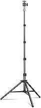 Aluminium 1.5 m/59inches Light Stand,KIBTOY 3.6 Kilograms/8 Pounds Load Capacity photography stand,Foldable and Protable Sturdy Tripod Stand for Lighting,Make Up,Live Streaming,Photo Video Shooting.