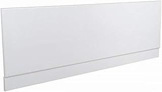 Acubase 800mm Bath End Panel, Waterproof, Modern Panels for Bathroom Bathtub- White