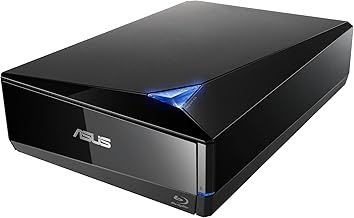 ASUS BW-16D1X-U external 16X Blu-ray writer, USB 3.0, Mac Compatible, M-DISC support, Disc Encryption, Unlimited Webstorage(12 months), NERO Backitup, E-Media