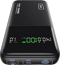 INIU Power Bank, 27000mAh 140W Portable Charger Fast Charging for Laptops and Phones, USB C in & out Battery Pack for iPhone 16 15 14 13 12 Pro Max Galaxy S23 Ultra iPad Pro Steam Deck etc