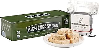 Emergency Food Ration Bars, Survival Food with Tin box, 20 Years Long Self Life Survival Tabs Supply for Outdoor Camping Emergency Snowstorm Earthquake Disaster Preparedness Kit, Original Flavor