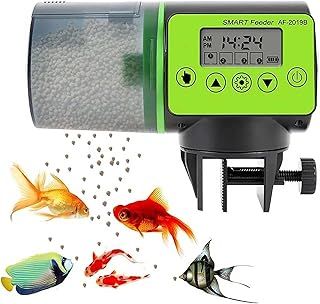 Aedcbaide Automatic Fish Feeder with Large Capacity, Auto Fish Feeder with Super Mute,Simple Fish Feeder,Food Timer Dispenser for Fish Tank and Vacation,Dispenser Feeder