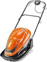 Flymo EasiGlide 300 Hover Collect Lawn Mower - 1700W Motor, 30cm Cutting Width, 20 Litre Grass Box, Folds Flat, 10m Cable Length, Orange and Grey