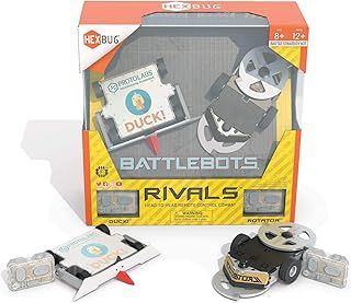 HEXBUG BattleBots Rivals 5.0 (Rotator and Duck!) Toys for Kids - Fun Battle Bot Hex Bugs - Remote Controlled Robot Toy - Batteries Included - Ages 8 and up