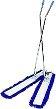 100cm V Shaped Floor Sweeper Scissor Mop Kit for Hard Floor – Washable Industrial V Sweeper Mop Easily Catches Dust from Floors – Commercial V Scissor Warehouse Sweeping Broom