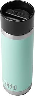 YETI Rambler Hotshot Bottle, Vacuum Insulated Stainless Steel Bottle with Hotshot Cap, Black, 18 oz (532 ml)