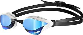 arena Cobra Core Swipe Mirror Unisex Adult Racing Swimming Goggles, Swimming Pool Goggles with Curved Mirror Lenses, Anti-Fog, UV Protection, 5 Interchangeable Nose Bridges
