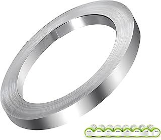 1 Roll Nickel Strip, 10m Battery Nickel Strip, 0.15x8mm Pure Nickel Plate Tape for 18650 Battery Spot Welding, Anti-Oxidation, Corrosion Resistant