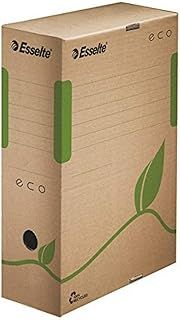Esselte A4 Eco Archiving Box, Brown, Pack of 25,100 mm