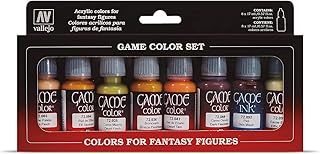 Vallejo Game Color Skintones Acrylic Paint Set - Assorted Colours (Pack of 8)